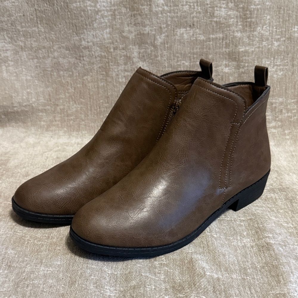 Comfort by Alexis Bendel Brown Ankle Booties